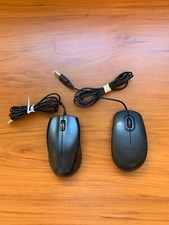 2 Pack Genuine DELL MS111-L  Generic Optical USB WIRED Scroll Mouse Black