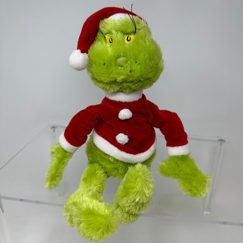 Dr. Seuss the Grinch Plush Stuffed Animal Christmas Santa Suit - Picture 6 of 8