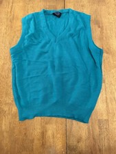 Vintage 80s Jantzen Acrylic Sweater Vest Large Green