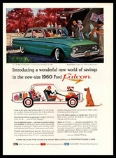 1960 Ford Motor Company Falcon Tudor Sedan Six Cylinder Engine Vintage Print Ad