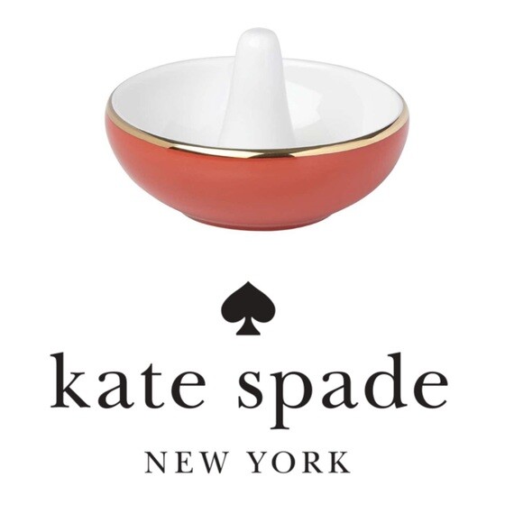 NWT Kate Spade New York Ring It Up Ring Holder Porcelein Red Jewelry