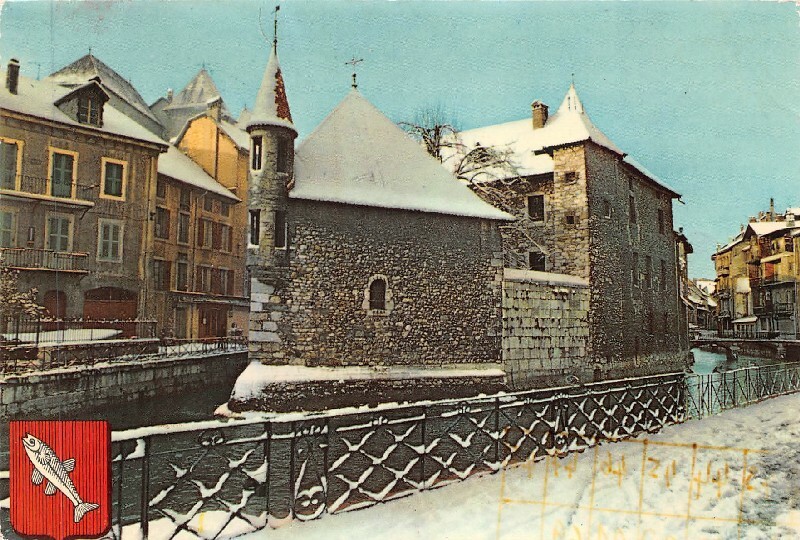 El Viejo Annecy En Invierno - Palacio De La Isla