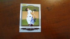 2008 RAZOR # 13 BRETT WALLACE AUTOGRAPHED BASEBALL CARD