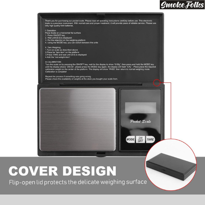 Levels CB-SERIES 500 X 0.1G Digital Pocket Scale Jewelry Gram Herb Karat Weight