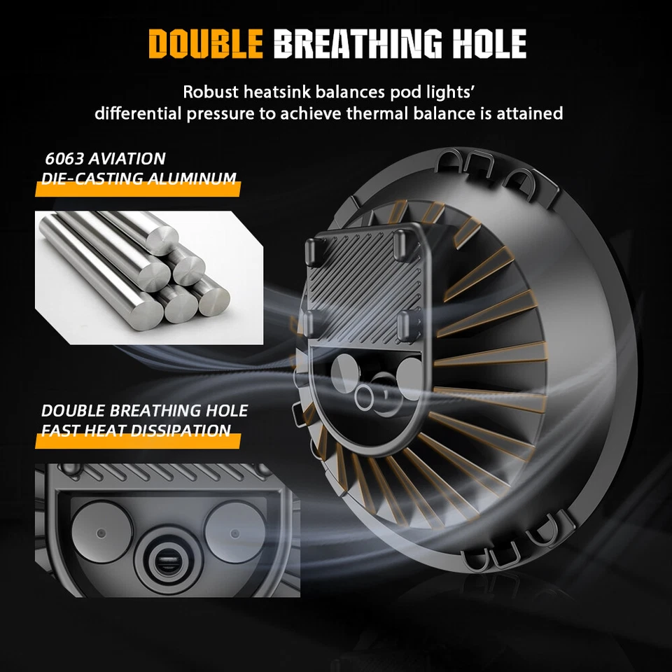 2x 7'' LED Faros Angel Eyes Intermitentes Certificado E para Lada Niva Redondos - Imagen 4 de 4