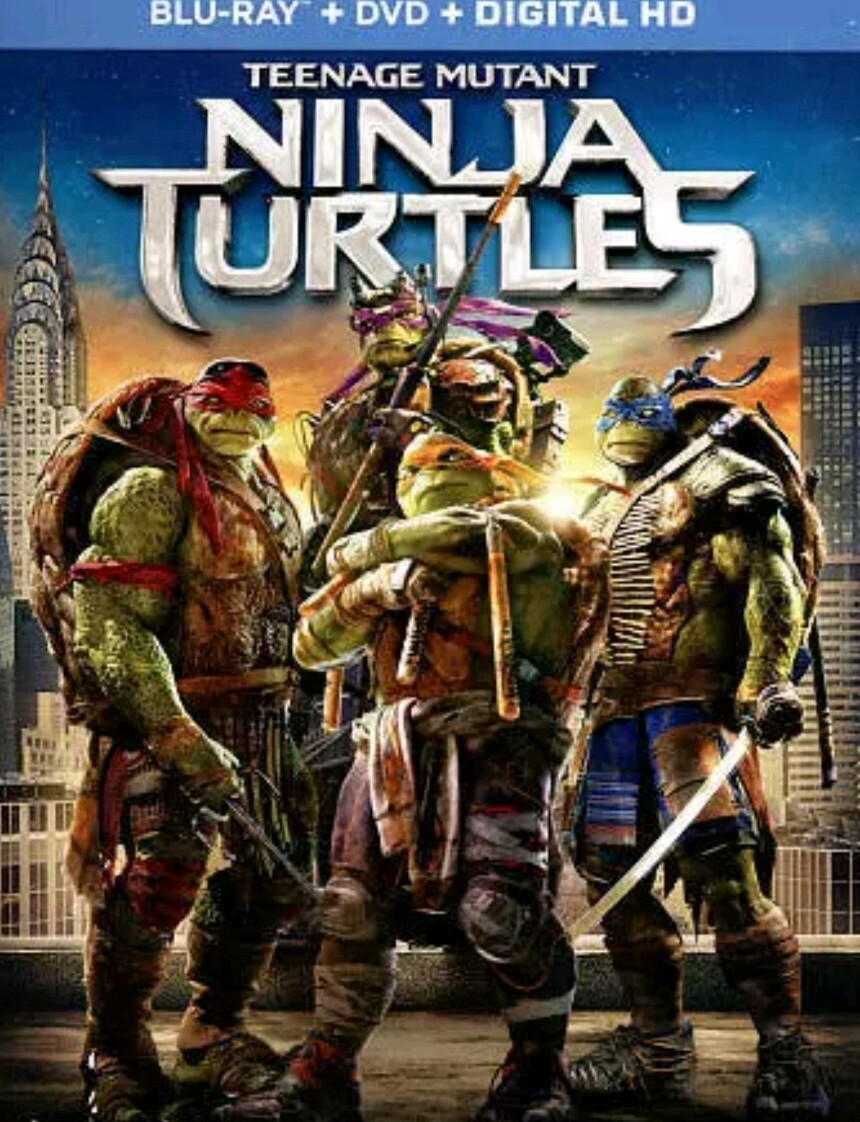2014 Teenage Mutant Ninja Turtles Blu-ray New Blu-ray and Case