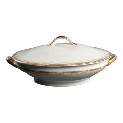 Warwick B9059 Vintage Oval Covered Vegetable Bowl