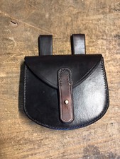Handmade Leather Belt Pouch Bushcraft Reenactor