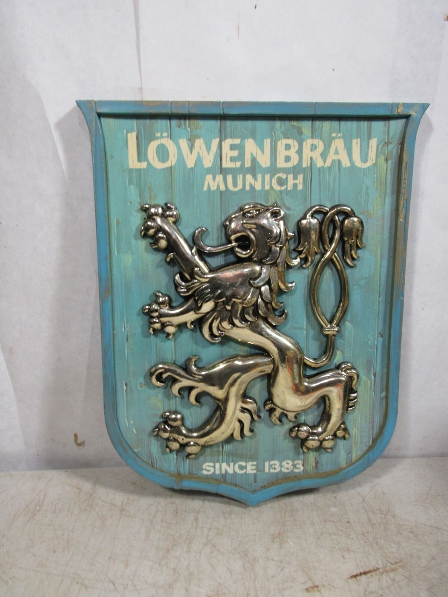 Vintage 1969 Lowenbrau Beer Sign Standee/Hang Small 1960s | eBay
