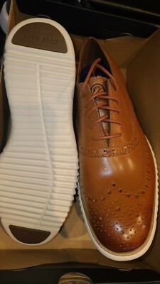 Cole Haan Men\'s 2.ZERØGRAND Wingtip Oxford British Tan Style C31532 Size 10 Cole Haan Men main image 4