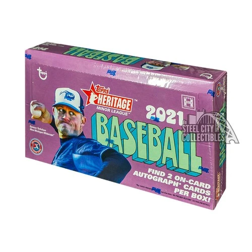 2021 Topps Heritage Minor League Baseball Hobby Box