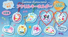 New and unused Sanrio Characters acrylic key chain 2 types