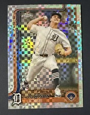 2025 Topps Chrome - Jackson Jobe #249 X-Fractor (RC)
