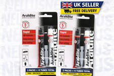 Strong Rapid Epoxy Glue Araldite 2 pack x 15ml Twin Tube  Multi Surface Bond