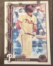 2025 Topps Holiday Bryce Harper #H69 BASEBALL CARD Philadelphia Phillies