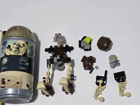 Vtg Lego Bionicles Lot of 3: Lehvak, Tahnok, Pohatu With Canisters NO Manuals 
