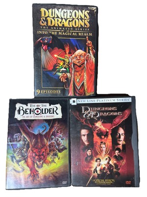 Dungeons & Dragons Animated Series Into Magical Realm Eye Of Beholder Dvd Lot
