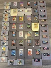 Huge lot of 55 Nintendo Video Game Cartridges (N64; SNES; NES; NO RESERVE)