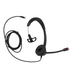 RJ9 Telephone Headset Sturdy Structure With Flexible Headband For Lightweigh