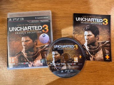 Uncharted 3: Drake's Deception  (PS3, 2011)   Anleitung, Top Zustand
