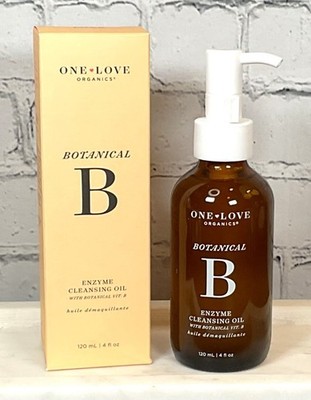 NEW IN BOX ONE LOVE Botanical B Enzyme Cleansing Oil 4 fl oz/120ml EXP 02/2028