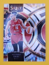 2024 Panini Select WNBA Allisha Gray #114 Silver Flash Prizms Premier Level