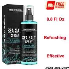 Sea Salt Spray for Hair Men - Hair Texturizing Spray with Kelp, Aloe Vera 8.8 Oz
