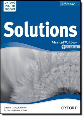 SOLUTIONS: ADVANCED: WORKBOOK AND AUDIO PACK By Caroline Krantz **Excellent**