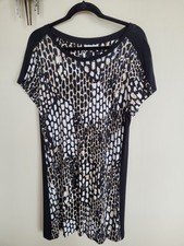Dress Womens Large Calvin Klein Animal Print Stretch Modest Travel EX