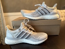 Women's Size 6.5 ADIDAS UltraBoost 1.0 Double Grey Sneakers Shoes HQ4205