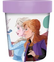 Disney Frozen Blaues Disney-Bicchiere Aus Plastik Elsa Und Anna 260 Ml