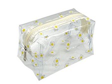 Cute Makeup Bag - Transparent, Waterproof, Large Capacity Toiletries Storage -