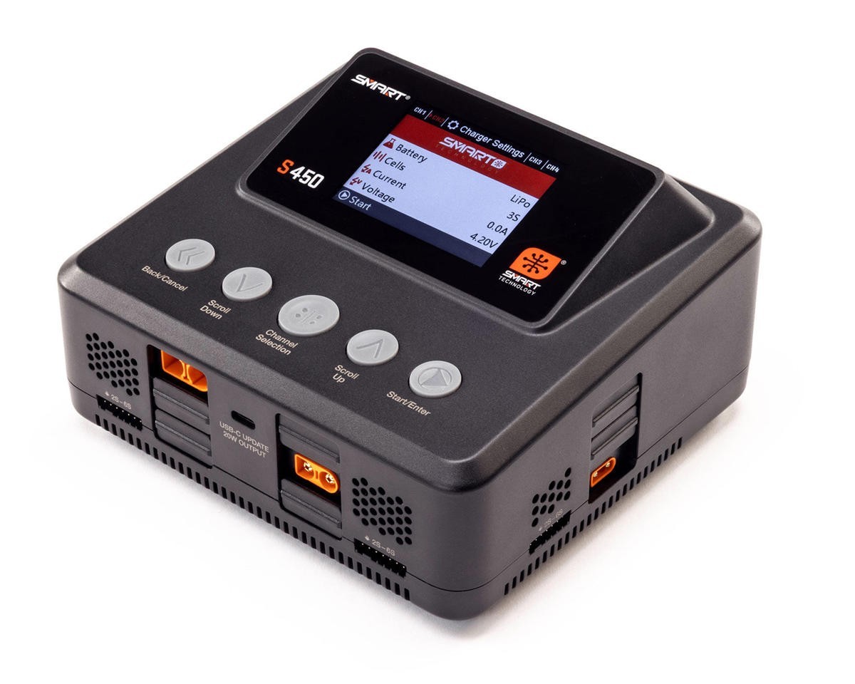 Spektrum SPMXC3040 S450 G2 AC/DC Smart Charger 4x50W