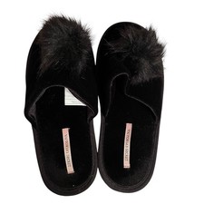 Victoria s Secret Black Slippers Women s Size 8