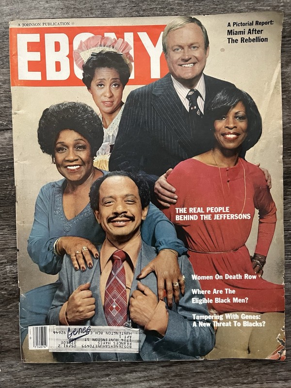 EBONY MAGAZINE ~ JAN. 1976, THE JEFFERSON'S COVER!