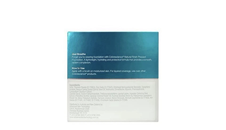 ColoreScience Natural Finish Pressed Foundation SPF20 - MEDIUM BISQUE 12g *NEW* - Image 3 of 4