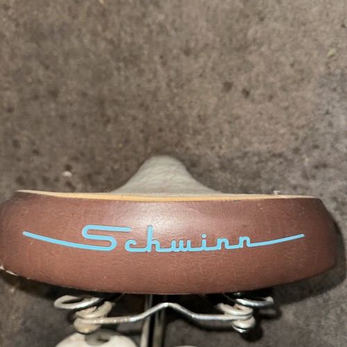 Selle De Vélo Vintage Mesinger - Style Rétro Rouge - Très Bon État Occasion