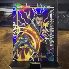 2026 Topps Chrome Marvel #111 Doctor Strange Purple Raywave /75 Refractor 🔥