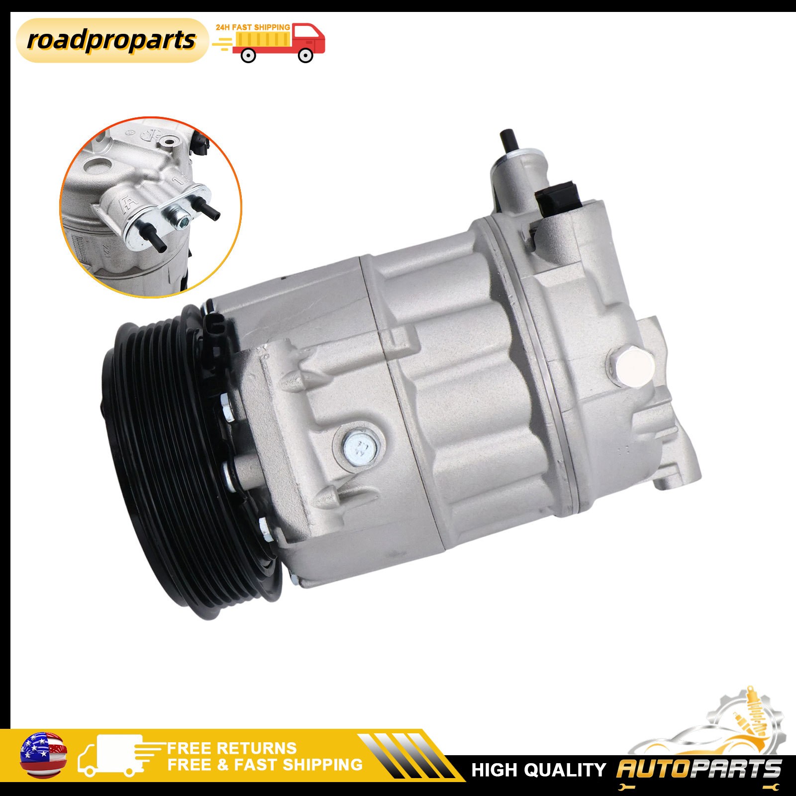 Maserati Levante 2015-2019 Compressor with bracket P/N 35232024F