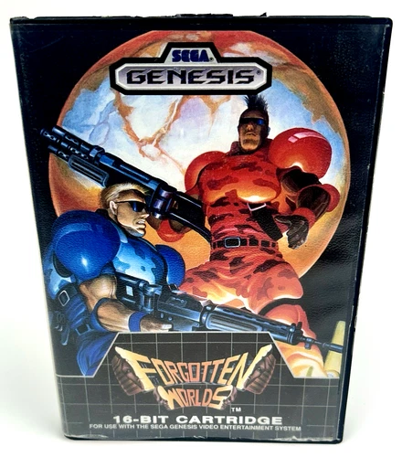 Forgotten Worlds (Sega Genesis, 1989) Case & Cartridge No Manual - Tested