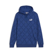 PUMA Logomania Graphic Pullover Hoodie Mens Blue Casual Outerwear 68349958