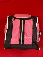 Athletico Ski Boot Bag   Skiing 38 cm x 38 x 46 cm, Pink with Black White Trim