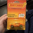Matchbox MB74 Mustang GT 1:75 Orange Diecast Car 1983 Vintage Unopened Box