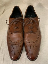 Stacy Adams Dunbar Wingtip Oxfords Brown Leather Men’s Size 10M EUC