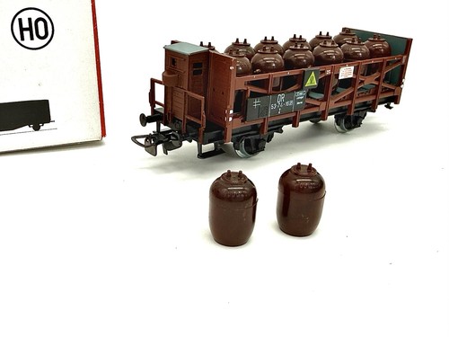 Piko H0 54255 2x Säuretöpfe Säuretopfwagen einzeln 2 Stk. braun Ersatzteil AC DC | Zustand: Gebraucht