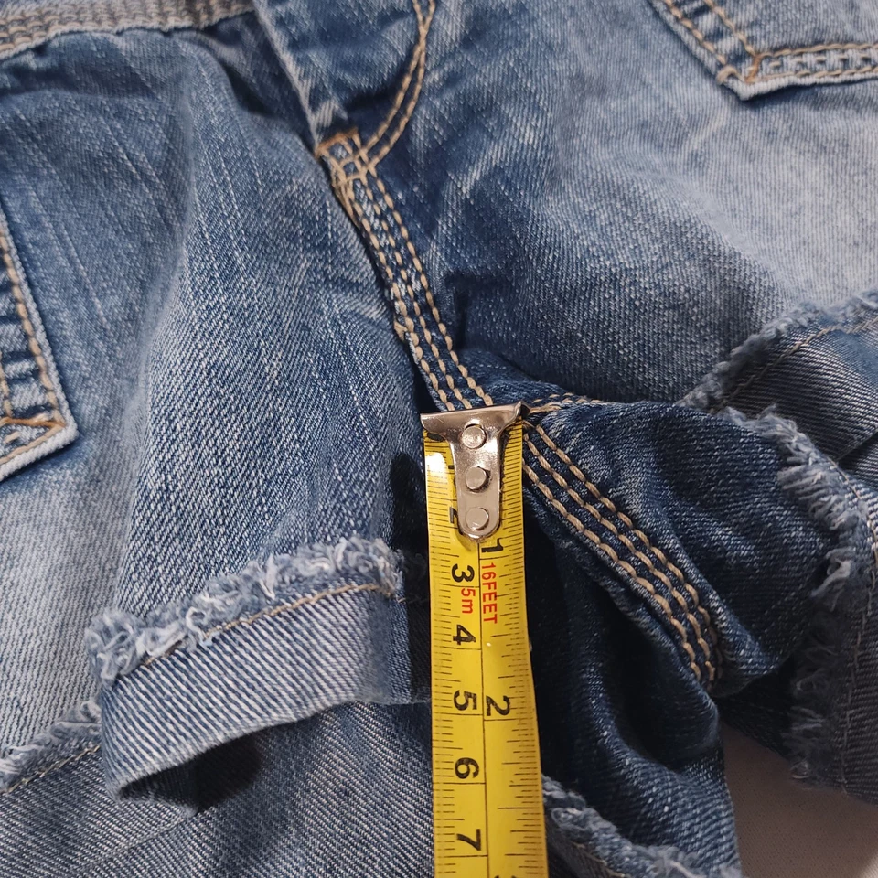 Mudd мини шорты женщин талии 34 дюймов Hot брюки заниженной 2» внутренний шов гранж Y2K - Изображение 4 из 4