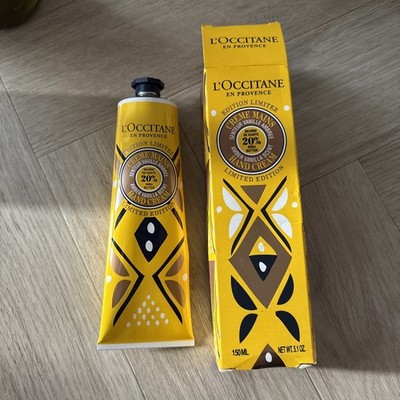 loccitane limited edition amber vanille handcreme 150ml mit 25% Sheabutter