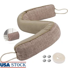 Heavy Duty Door Draft Stopper All Season Noise Light Blocker Energy Saver 4.33in