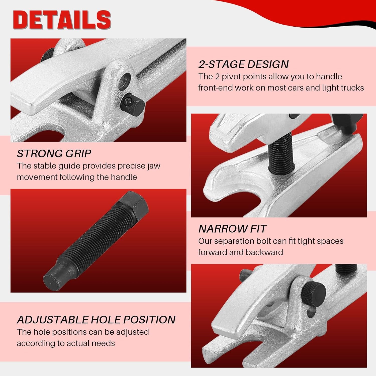 DASBET Ball Joint Separator Tool Kit Splitter Removal... 