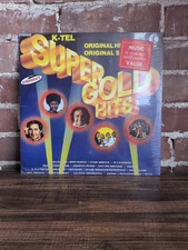 K-Tel Super Gold Hits LP Vinyl 1976 Pop Rock Disco Compilation SEALED 